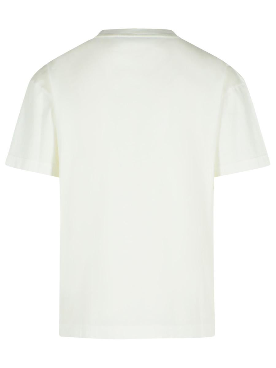 Palm Angels White Cotton T-Shirt