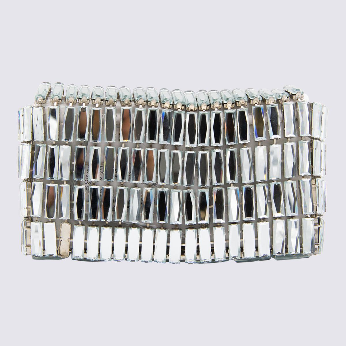 Self-Portrait Silver Glass Bag