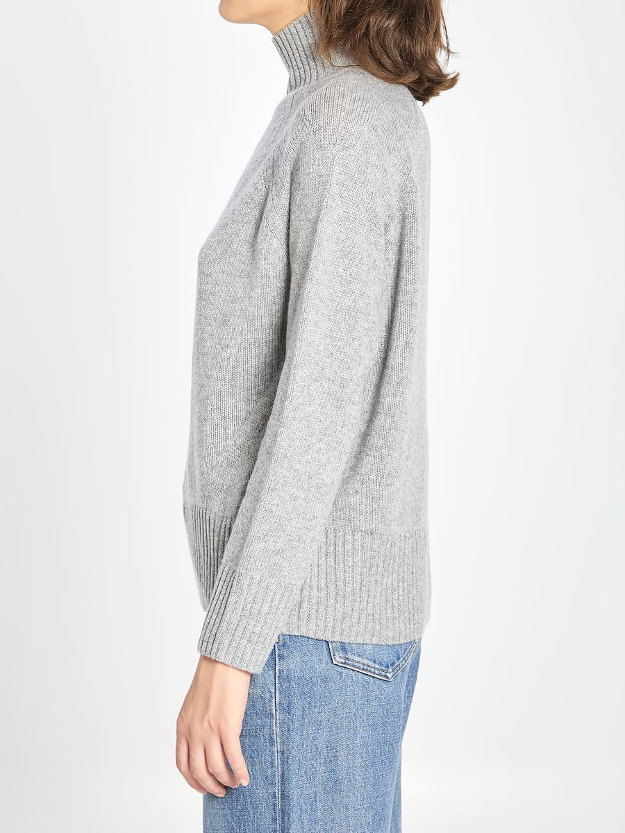 Turtleneck In Wool And Cashmere
