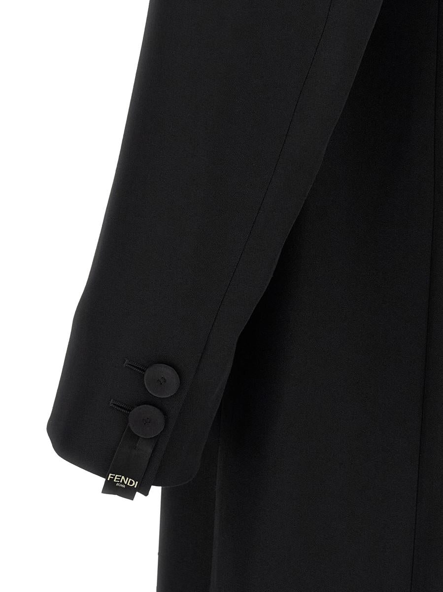 Fendi Crepe Wool Coat