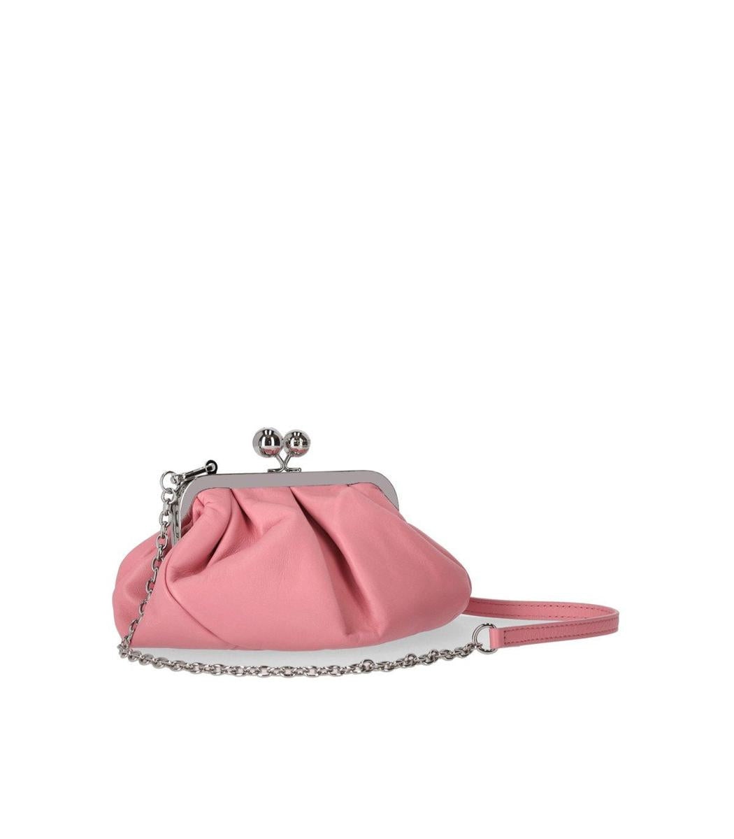 Weekend Max Mara Pasticcino Prati Small Pink Clutch
