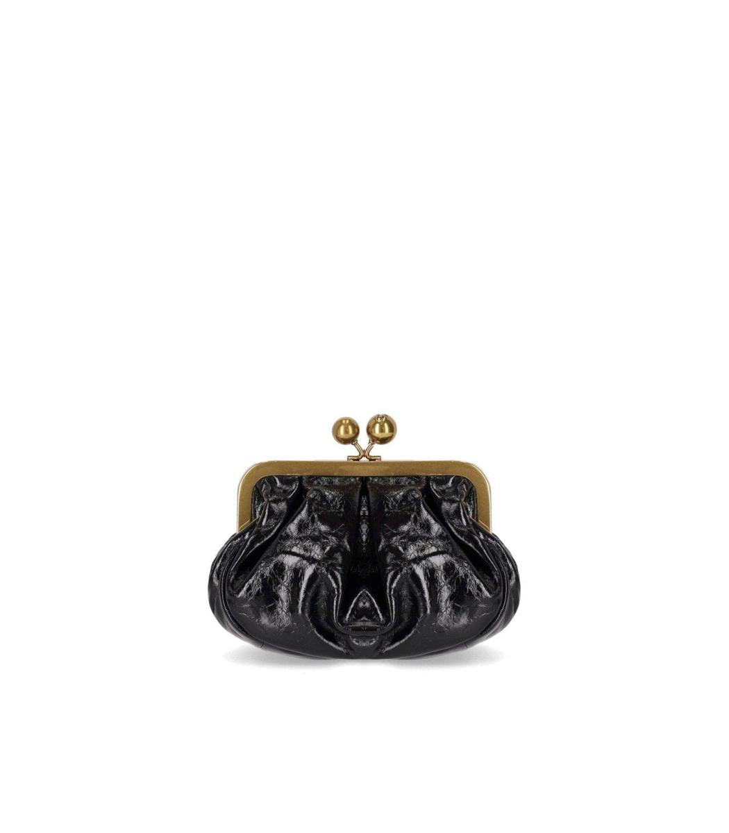 Weekend Max Mara Pasticcino Navetta Small Black Clutch