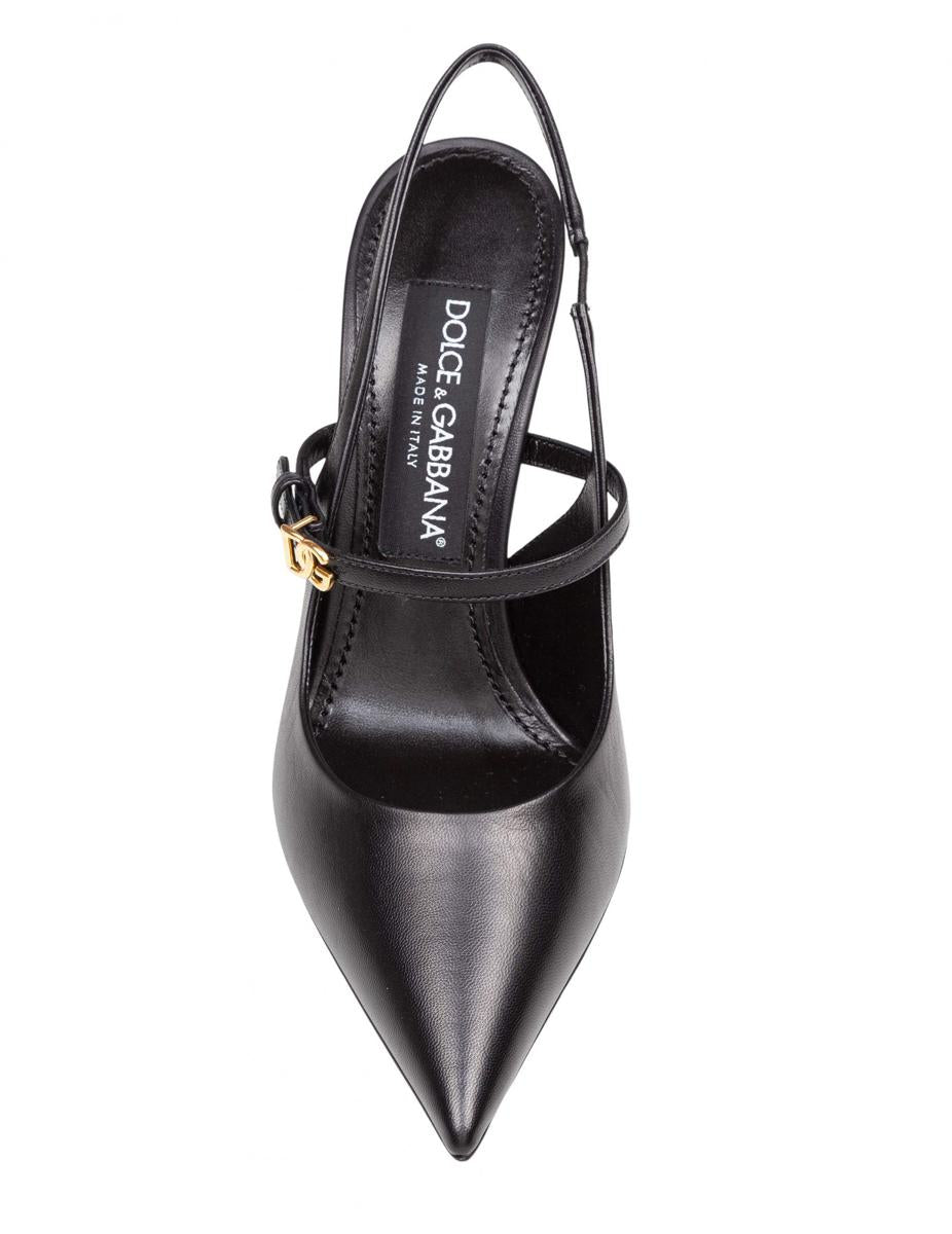 Dolce & Gabbana Nappa Leather Slingbacks