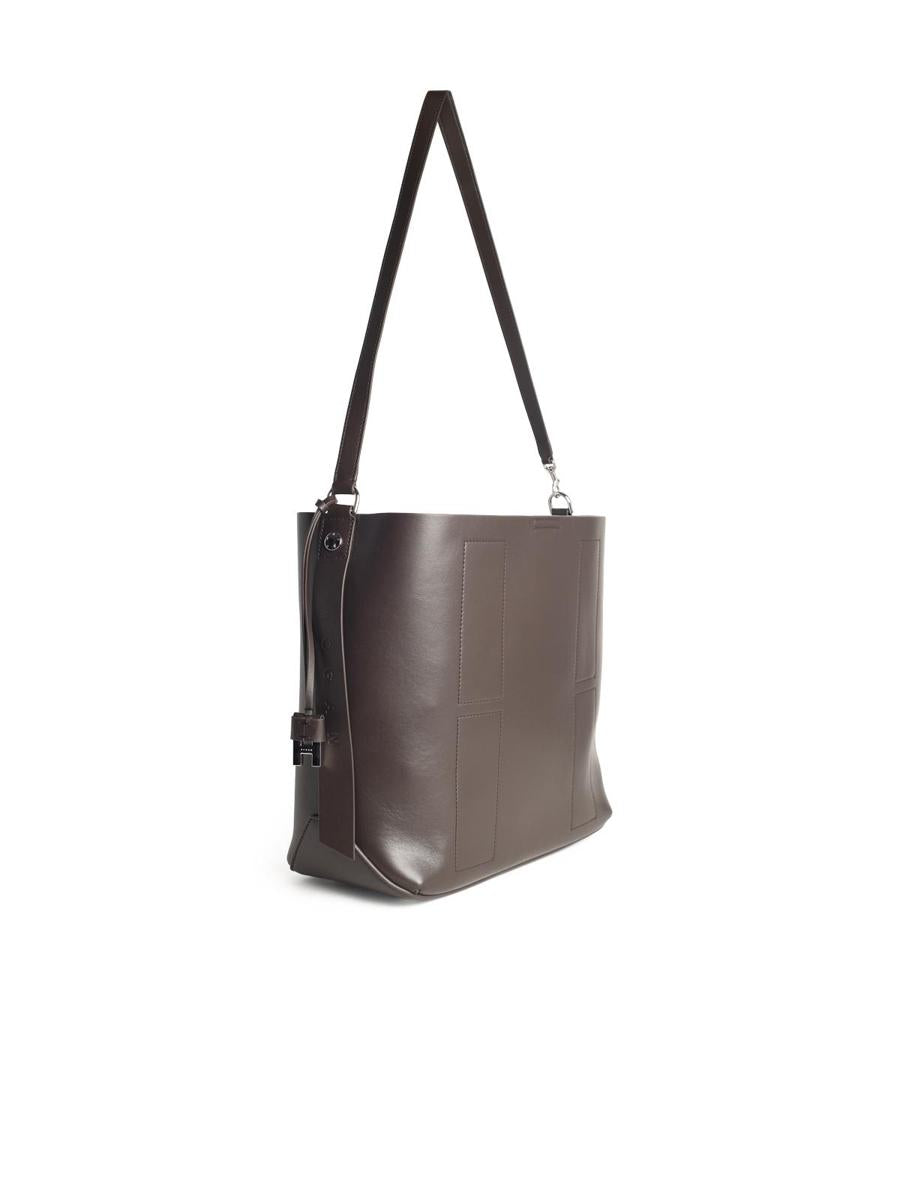 Hogan Chocolate Leather Bag