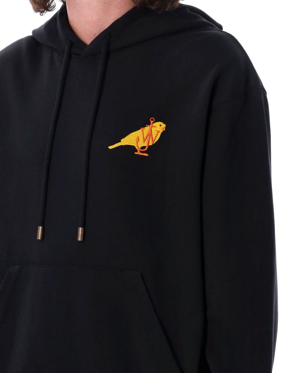 JW Anderson Canary Embroidery Hoodie