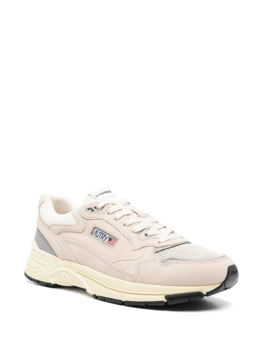 Autry "Hyperway Low" Suede Mesh Sneakers Shoes