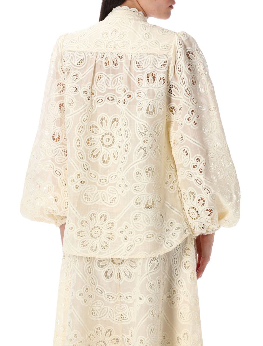 Zimmermann Rhiannon Embroidered Blouse