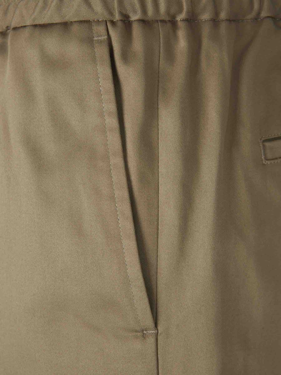 AMI Paris Cotton Satin Bermuda Shorts