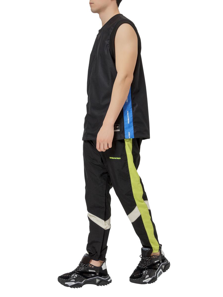 Daniel Patrick Mesh Over Tank Top With Side Bands