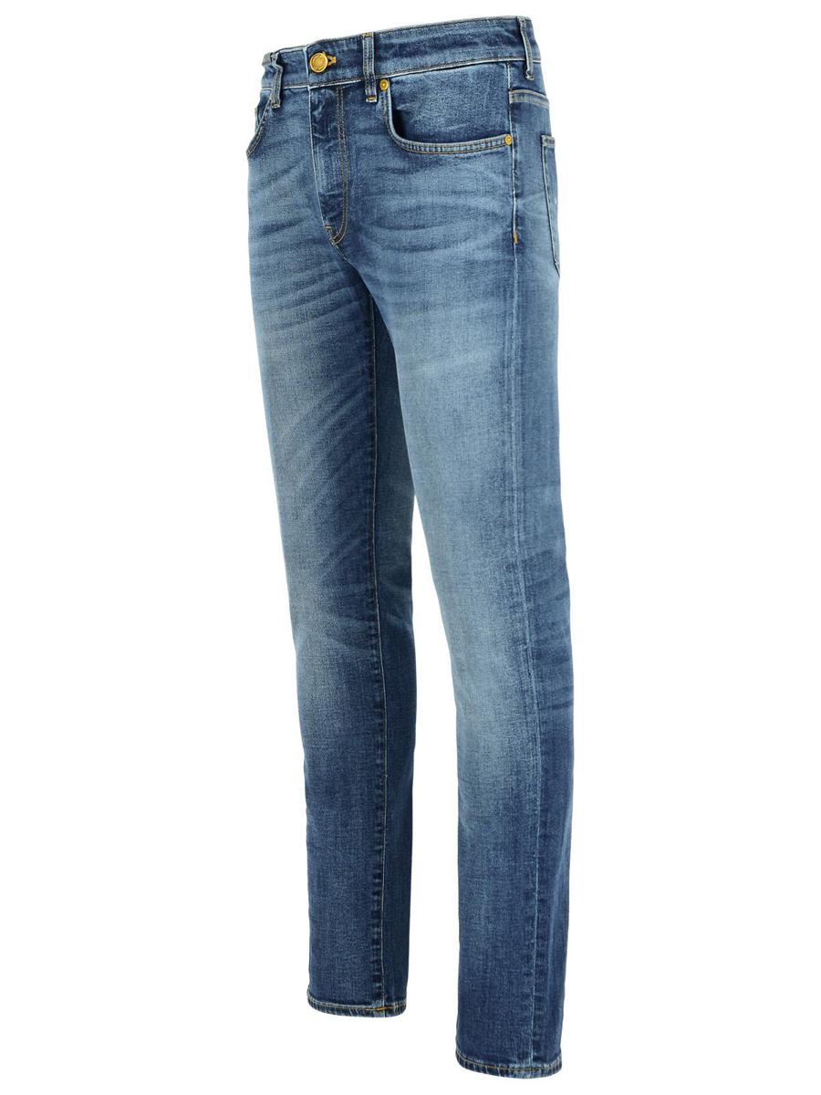 Pt05 'Swing' Blue Cotton Jeans