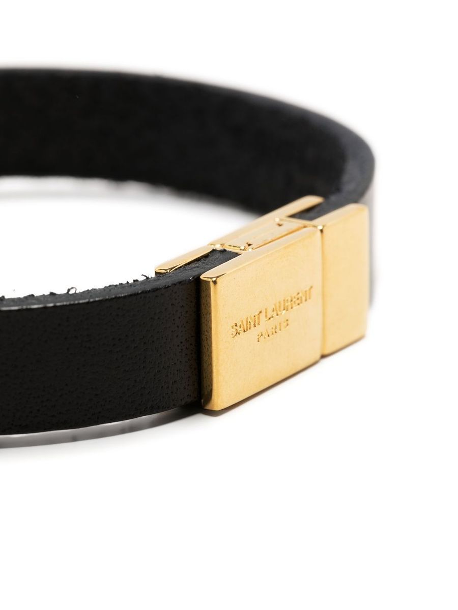 Saint Laurent Bracciale "Cassandre" In Pelle