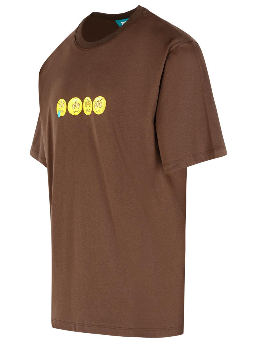 Barrow Brown Cotton T-Shirt