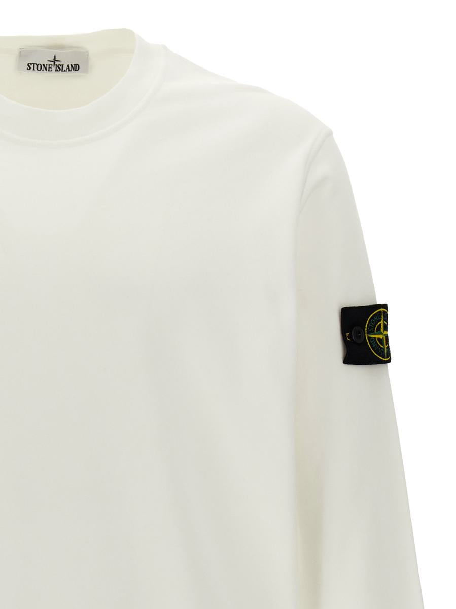 Stone Island Logo Badge Sweatshirt