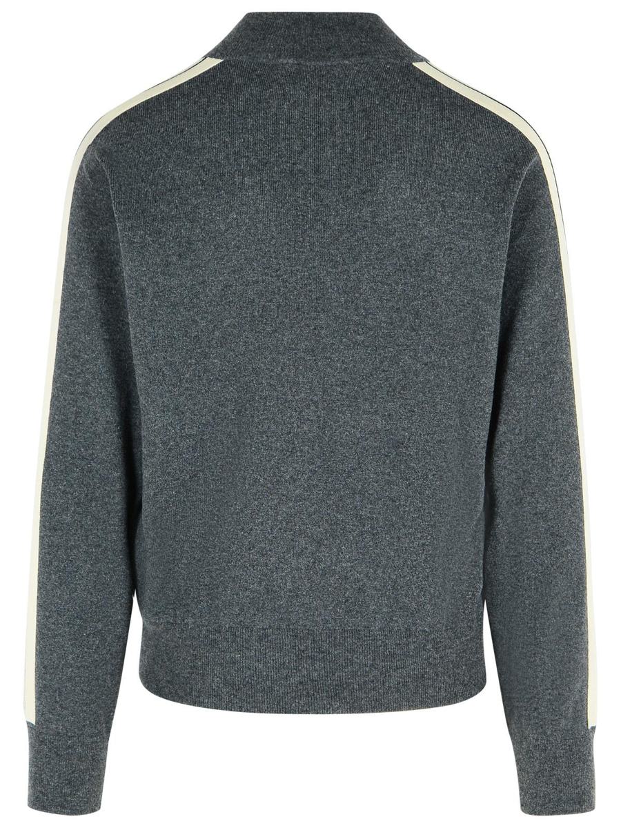 Palm Angels Grey Wool Blend Sweatshirt