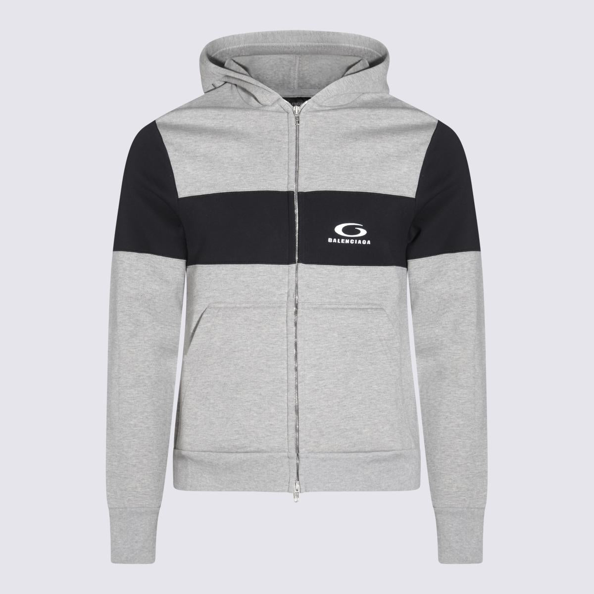 Balenciaga Grey Cotton Sweatshirt