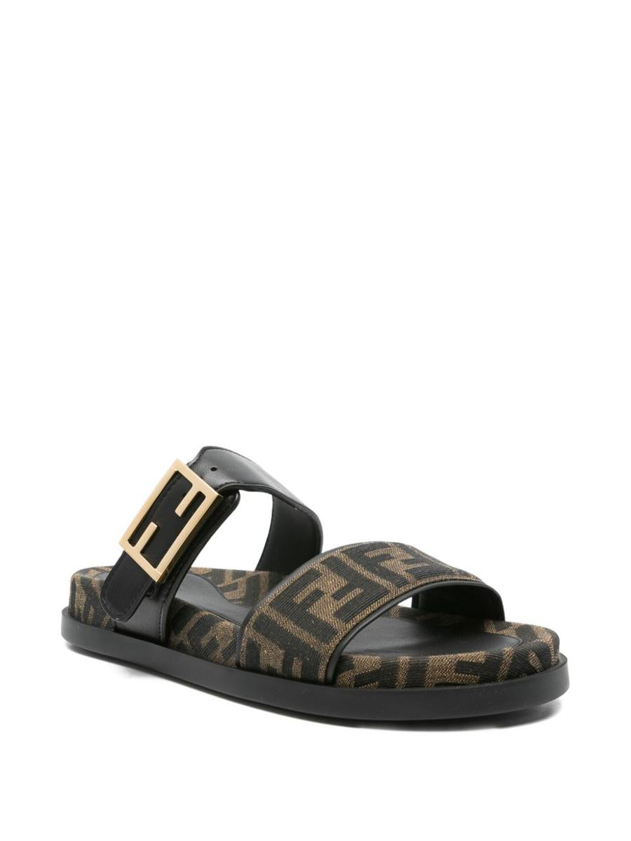 Fendi Fendi Feel Leather Sandals
