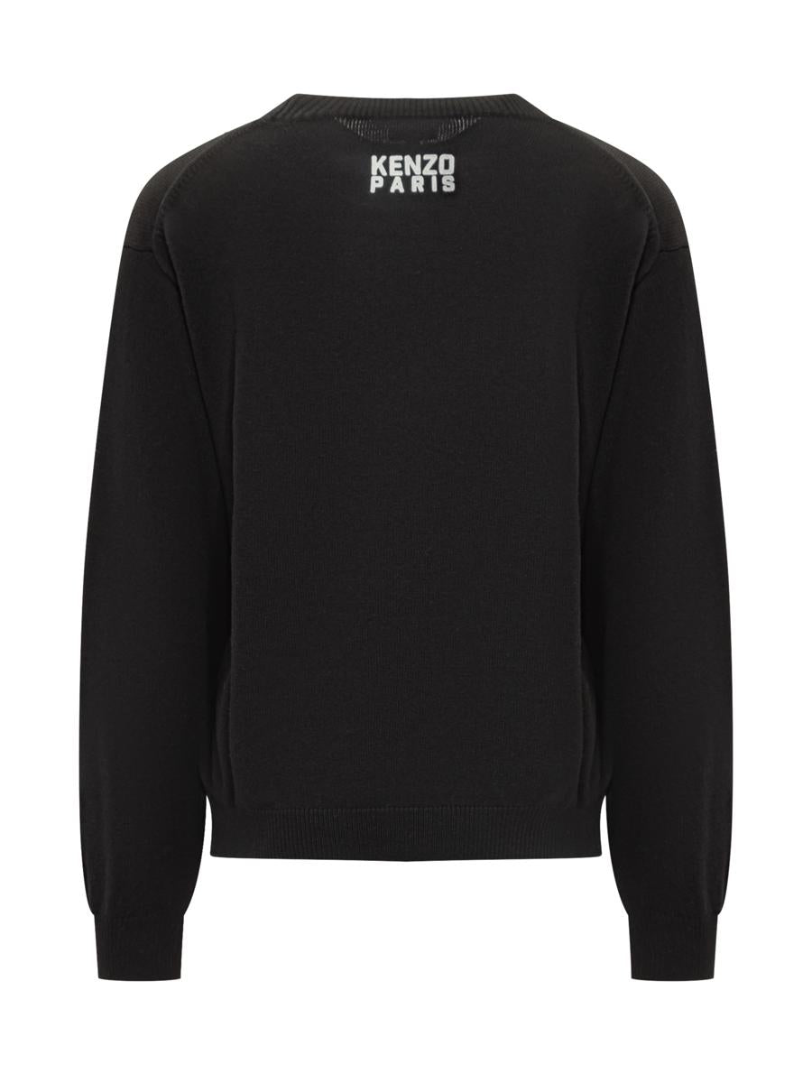 Kenzo Kenzo Men'S Black Sweater With Tiger