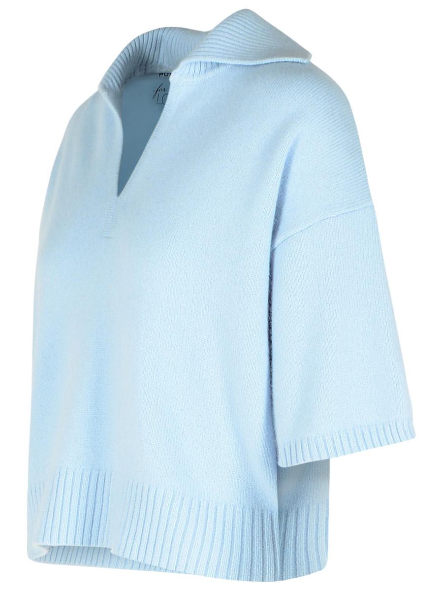 Purotatto Light Blue Cashmere Sweater