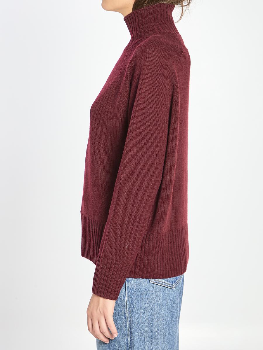 Turtleneck In Wool And Cashmere