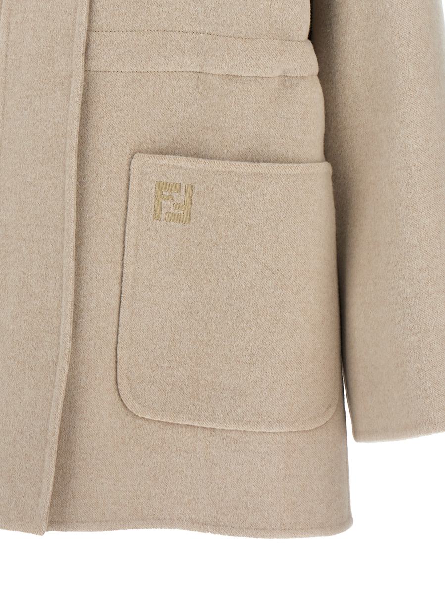 Fendi Ff Wool Parka