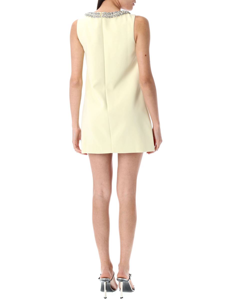 Self-Portrait Crepe Bow Mini Dress