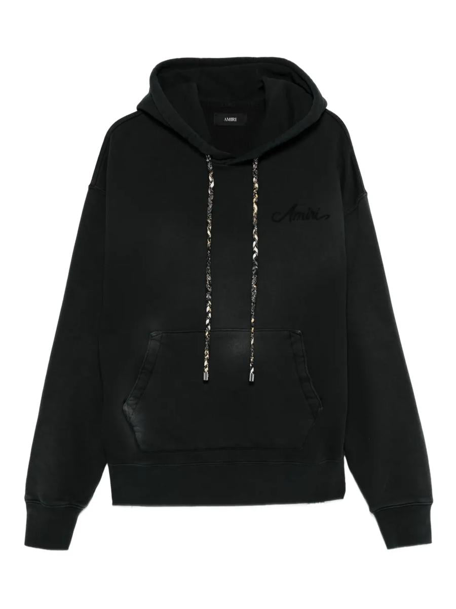 Amiri Hoodie With Embroidery And Drawstring