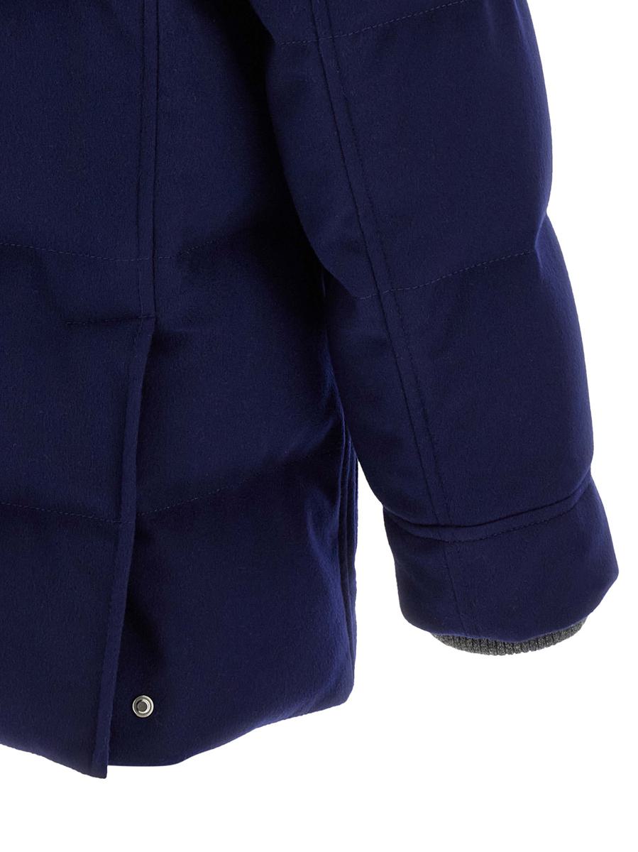 Brunello Cucinelli Flannel Down Jacket