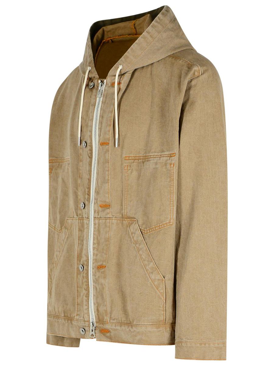 Sacai Beige Denim Sweatshirt