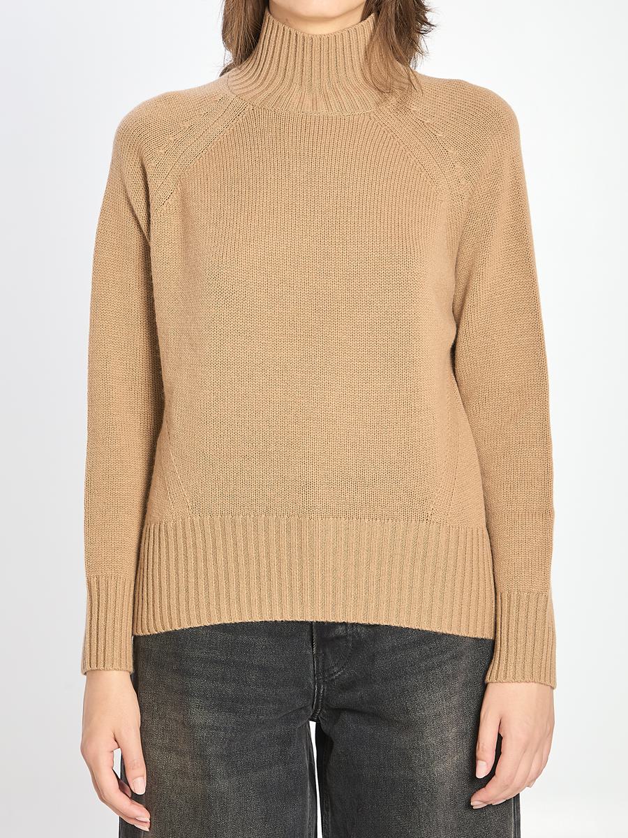 Turtleneck In Wool And Cashmere