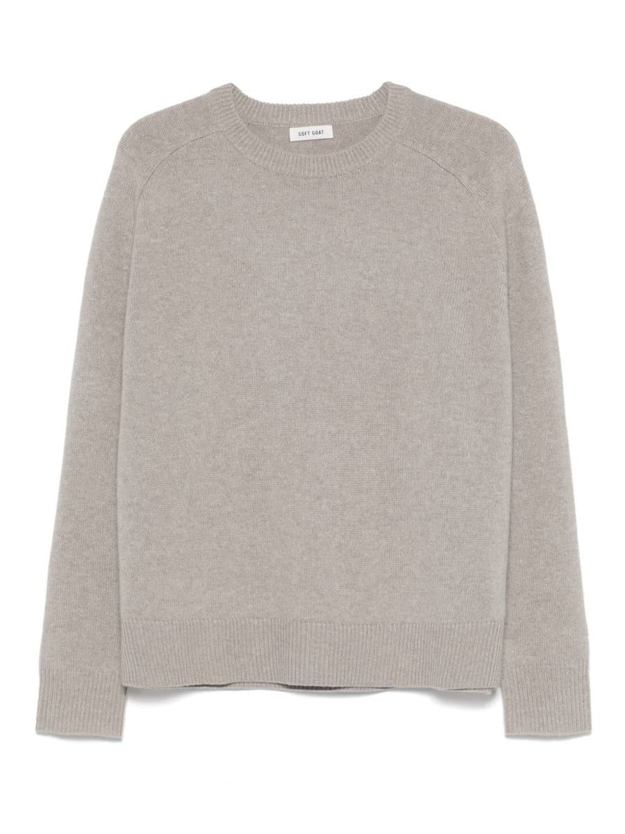Soft Goat Cashmere Boyfriend Crewneck Jumper