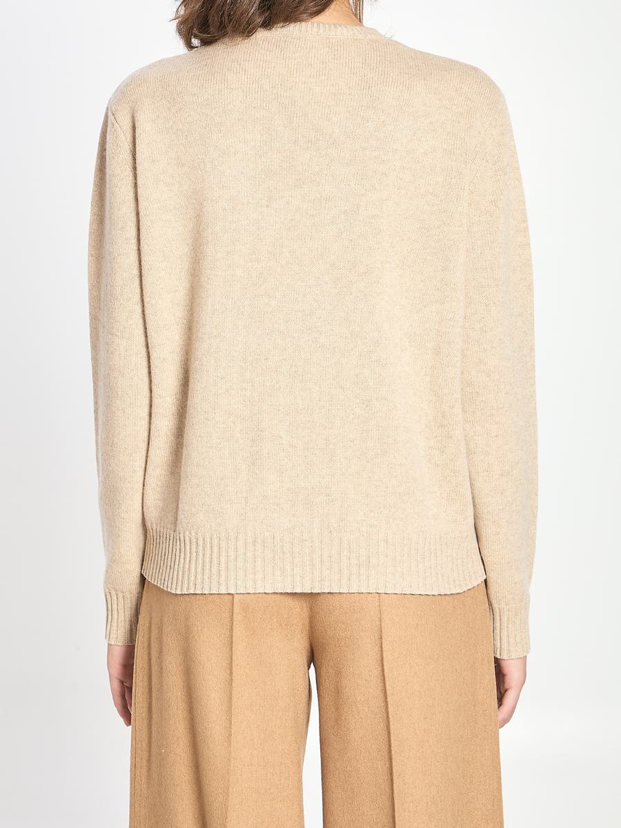 Crew Neck Sweater In Cashmere