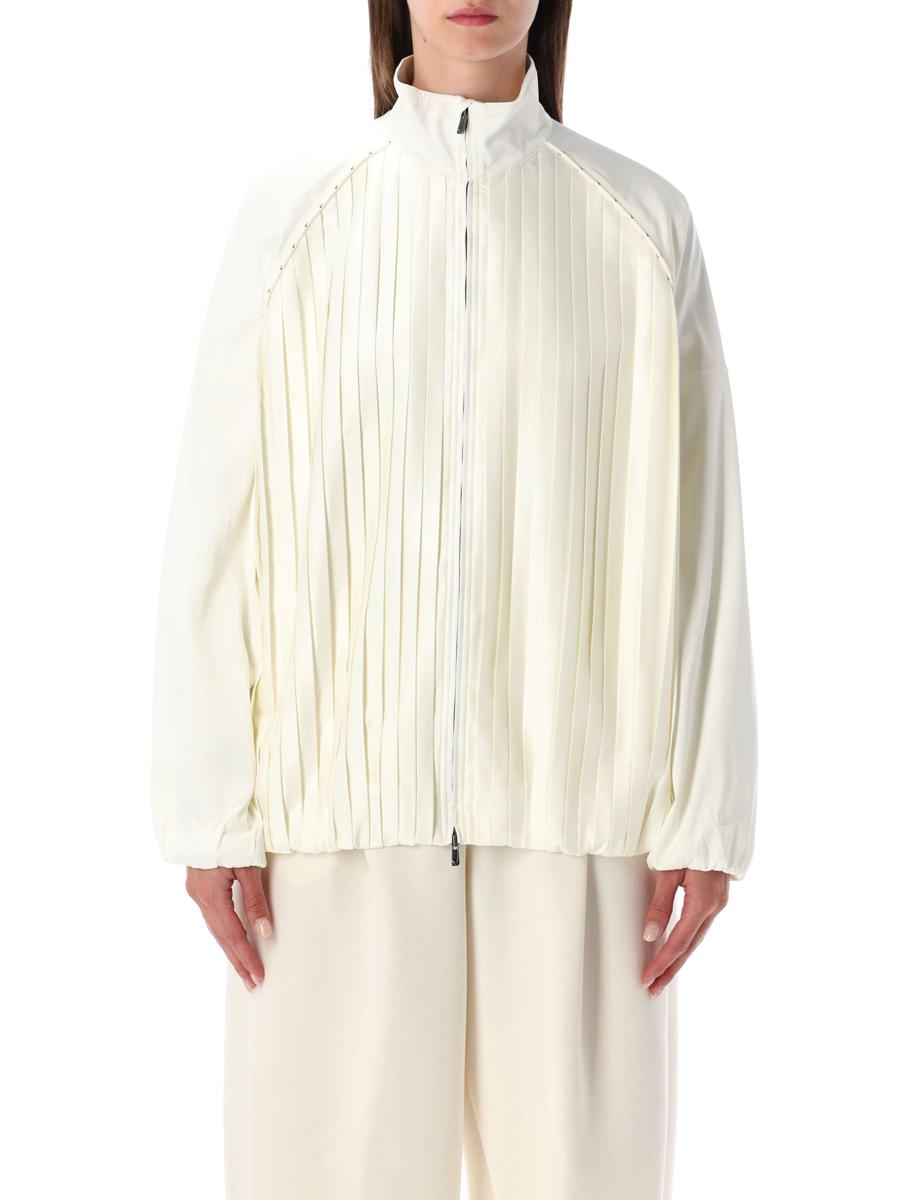 Nike Satin Pleated Oversized Tracksuit Jacket Sportswear Collection
