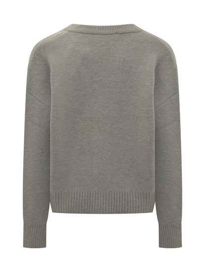 AMI Paris Ami Alexandre Mattiussi Men'S Grey Wool Cardigan