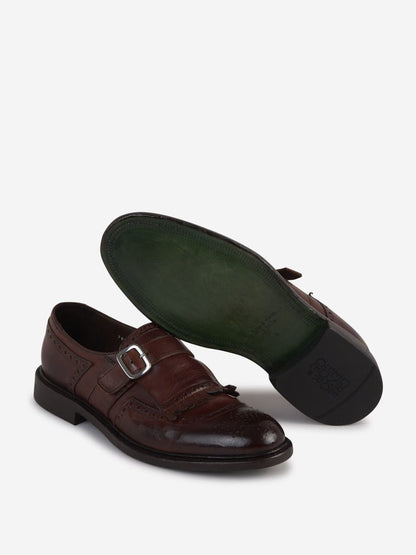 Green George Buckle Shoes