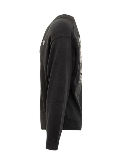 Kenzo Kenzo Men'S Black Cardigan With Tiger Logo