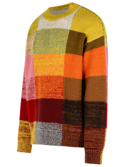 Dries Van Noten Multi Wool Blend Sweater