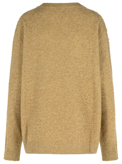 Maison Margiela Beige Wool Blend Sweater