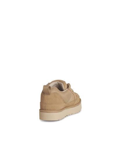 UGG 'Lowmel' Beige Suede Sneakers