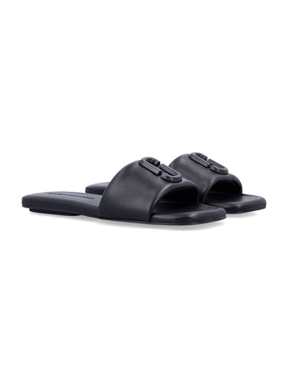 Marc Jacobs The J Marc Flat Leather Sandal