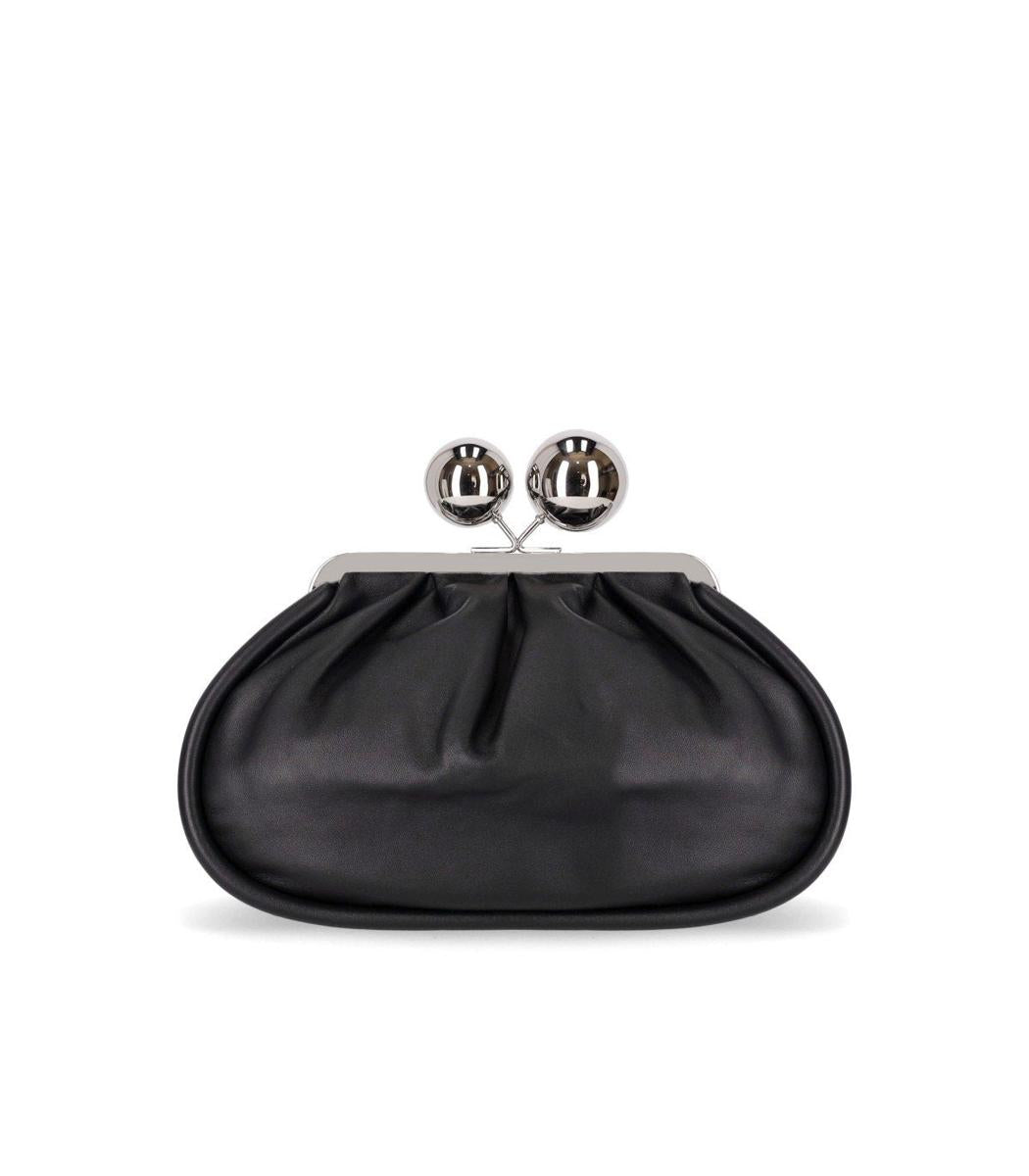 Weekend Max Mara Pasticcino Milvanew Medium Black Clutch