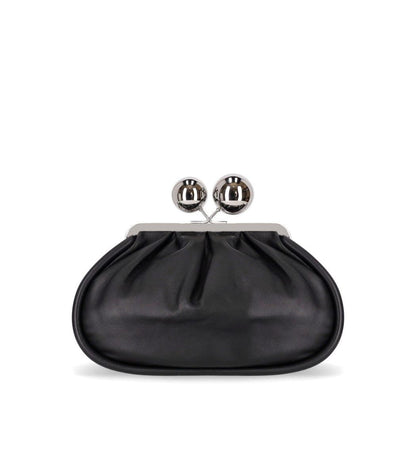 Weekend Max Mara Pasticcino Milvanew Medium Black Clutch