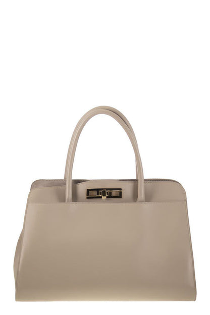 Fabiana Filippi Large Handbag With Metal Accessory