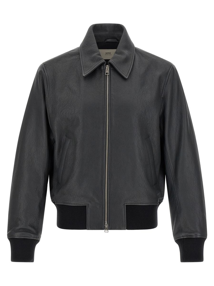 AMI Paris 'Ami De Coeur' Bomber Jacket