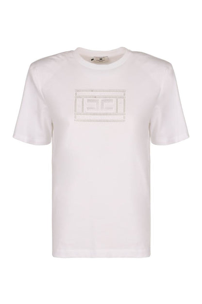 Elisabetta Franchi Logo Print T-Shirt