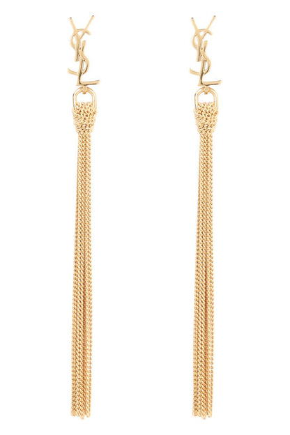 Saint Laurent Cassandre Pendant Earrings