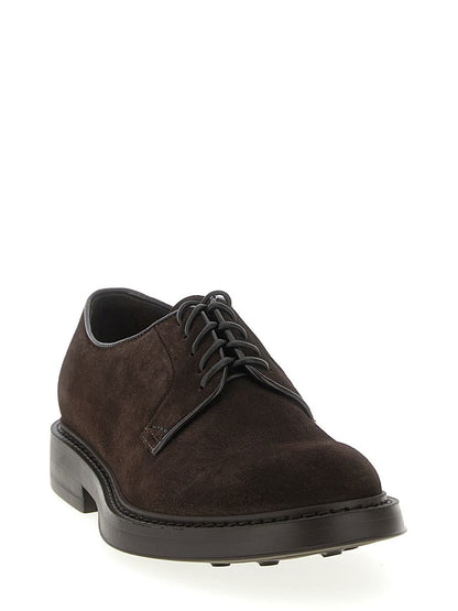 Doucal's Suede Lace Up