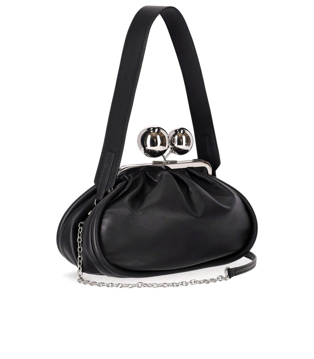 Weekend Max Mara Pasticcino Milvanew Medium Black Clutch