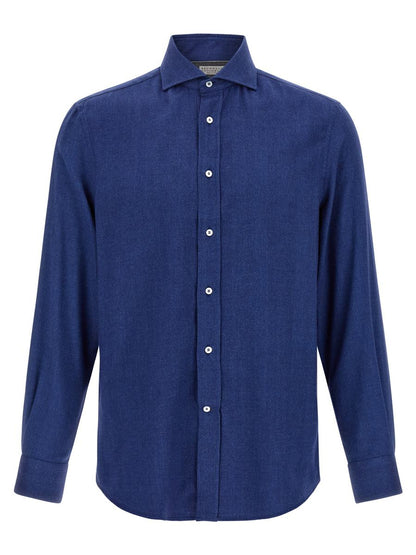 Brunello Cucinelli Herringbone Shirt