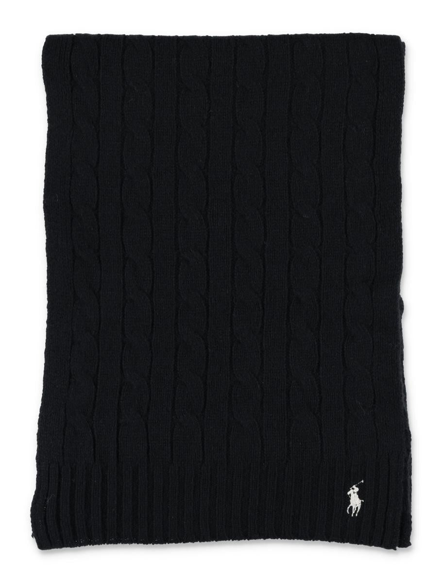 Polo Ralph Lauren Cable Wool-Cashmere Scarf