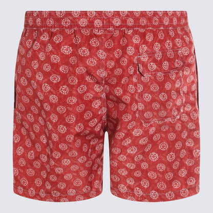Altea Red And Multicolor Beachwear